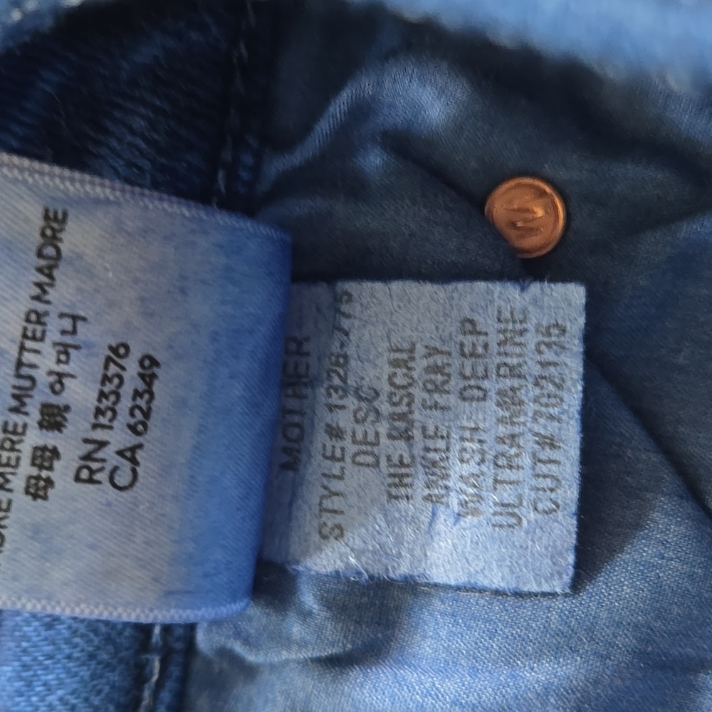 MOTHER The Rascal Ankle Fray Jeans - Picture 16 of 16
